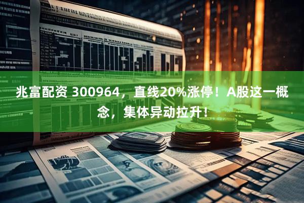 兆富配资 300964，直线20%涨停！A股这一概念，集体异动拉升！