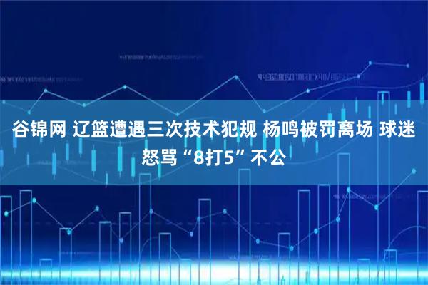 谷锦网 辽篮遭遇三次技术犯规 杨鸣被罚离场 球迷怒骂“8打5”不公